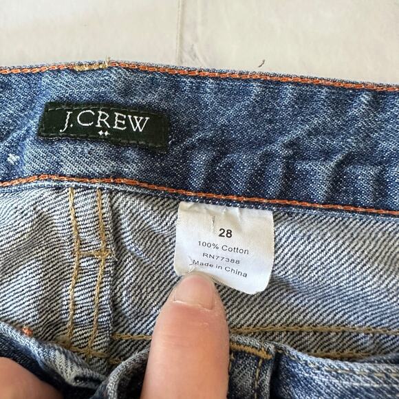 J.Crew Matchstick Denim Jeans 28 distressed straight womens - Picture 3 of 7